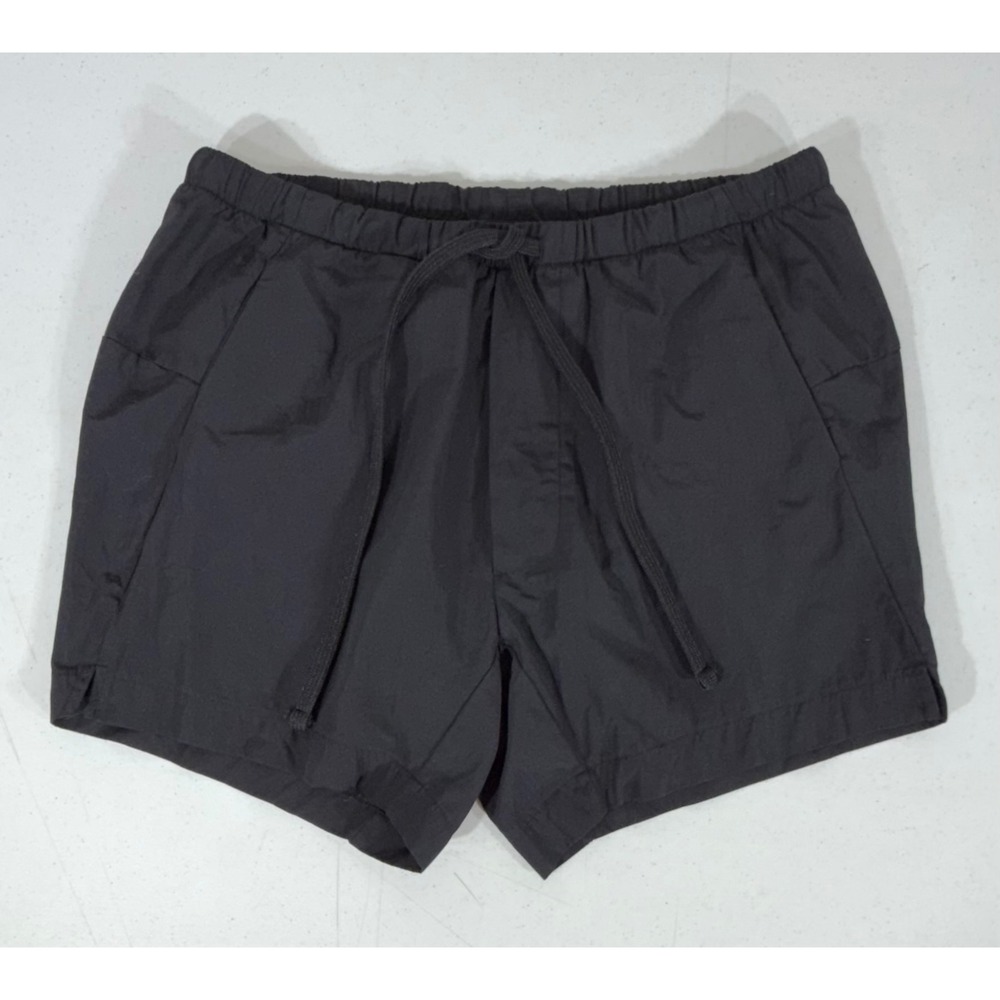 Thom Krom Swim Shorts Small Black Drawstring Mesh Lined Swim 6 Beach Vacation